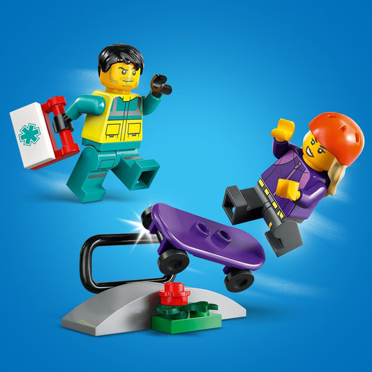 Curious Minds Toys & Games > Toys > Construction Toys > Interlocking Blocks > LEGO > LEGO City Lego City 60451 Emergency Ambulance Playset for Ages 5 and Up