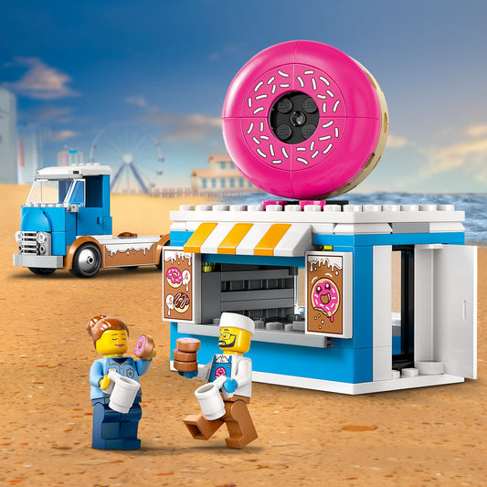 Curious Minds Toys & Games > Toys > Construction Toys > Interlocking Blocks > LEGO > LEGO City Lego City 60452 Doughnut Truck Buildable Toy Playset for Ages 5 and Up