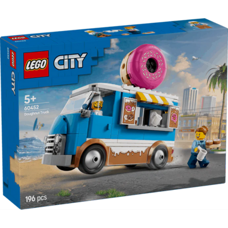 Curious Minds Toys & Games > Toys > Construction Toys > Interlocking Blocks > LEGO > LEGO City Lego City 60452 Doughnut Truck Buildable Toy Playset for Ages 5 and Up
