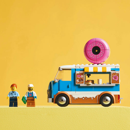 Curious Minds Toys & Games > Toys > Construction Toys > Interlocking Blocks > LEGO > LEGO City Lego City 60452 Doughnut Truck Buildable Toy Playset for Ages 5 and Up