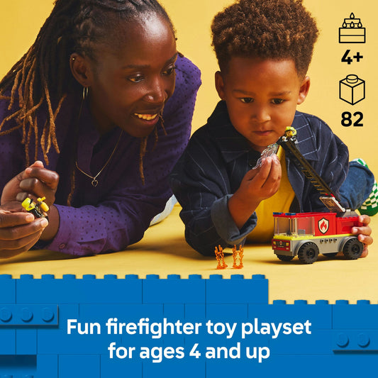Curious Minds Toys & Games > Toys > Construction Toys > Interlocking Blocks > LEGO > LEGO City Lego City 60463 Fire Ladder Truck Buildable Playset for Ages 4 and Up