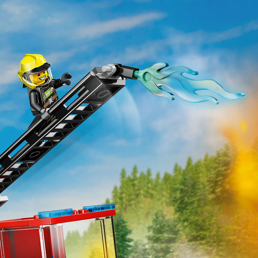 Curious Minds Toys & Games > Toys > Construction Toys > Interlocking Blocks > LEGO > LEGO City Lego City 60463 Fire Ladder Truck Buildable Playset for Ages 4 and Up