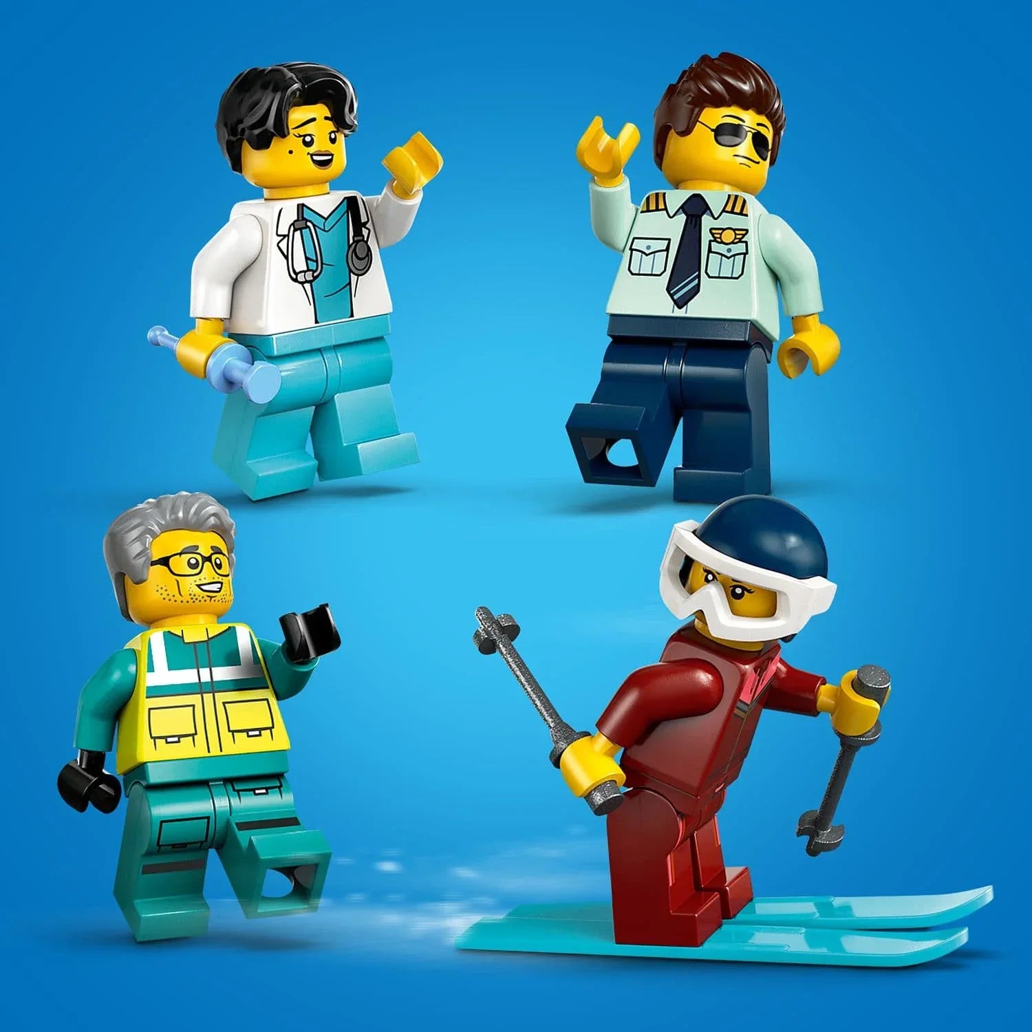 Curious Minds Toys & Games > Toys > Construction Toys > Interlocking Blocks > LEGO > LEGO City Lego City Big Vehicles 60465 Emergency Air Ambulance Plane for Ages 6+