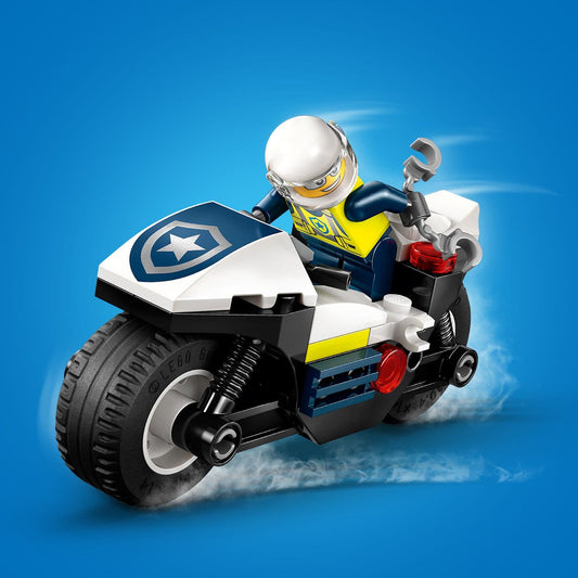 Curious Minds Toys & Games > Toys > Construction Toys > Interlocking Blocks > LEGO > LEGO City Lego City Police 60455 Police Motorcycle Chase Playset for Ages 4 & Up
