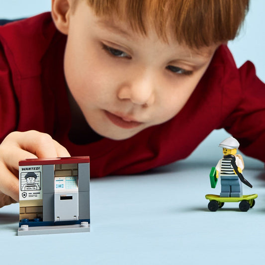 Curious Minds Toys & Games > Toys > Construction Toys > Interlocking Blocks > LEGO > LEGO City Lego City Police 60455 Police Motorcycle Chase Playset for Ages 4 & Up