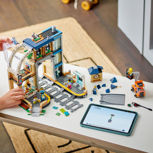 Curious Minds Toys & Games > Toys > Construction Toys > Interlocking Blocks > LEGO > LEGO City Lego City Trains 60469 Central Train Station Playset for Ages 7 and Up