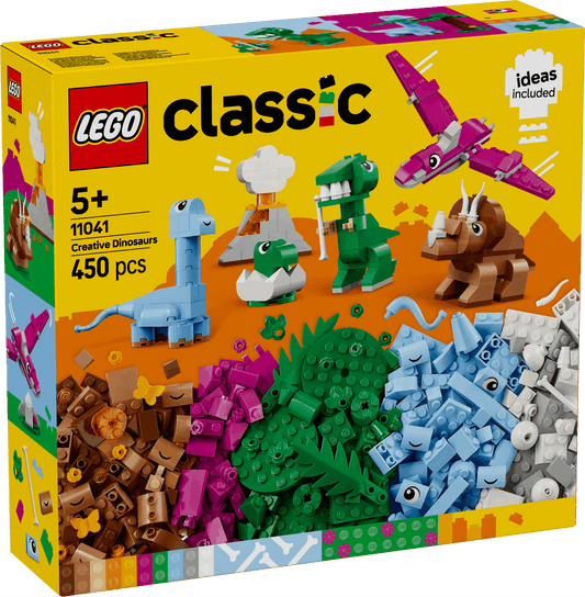 Curious Minds Toys & Games > Toys > Construction Toys > Interlocking Blocks > LEGO > LEGO Classic Lego Classic 11041 Creative Dinosaurs Toy Playset for Ages 5 and Up