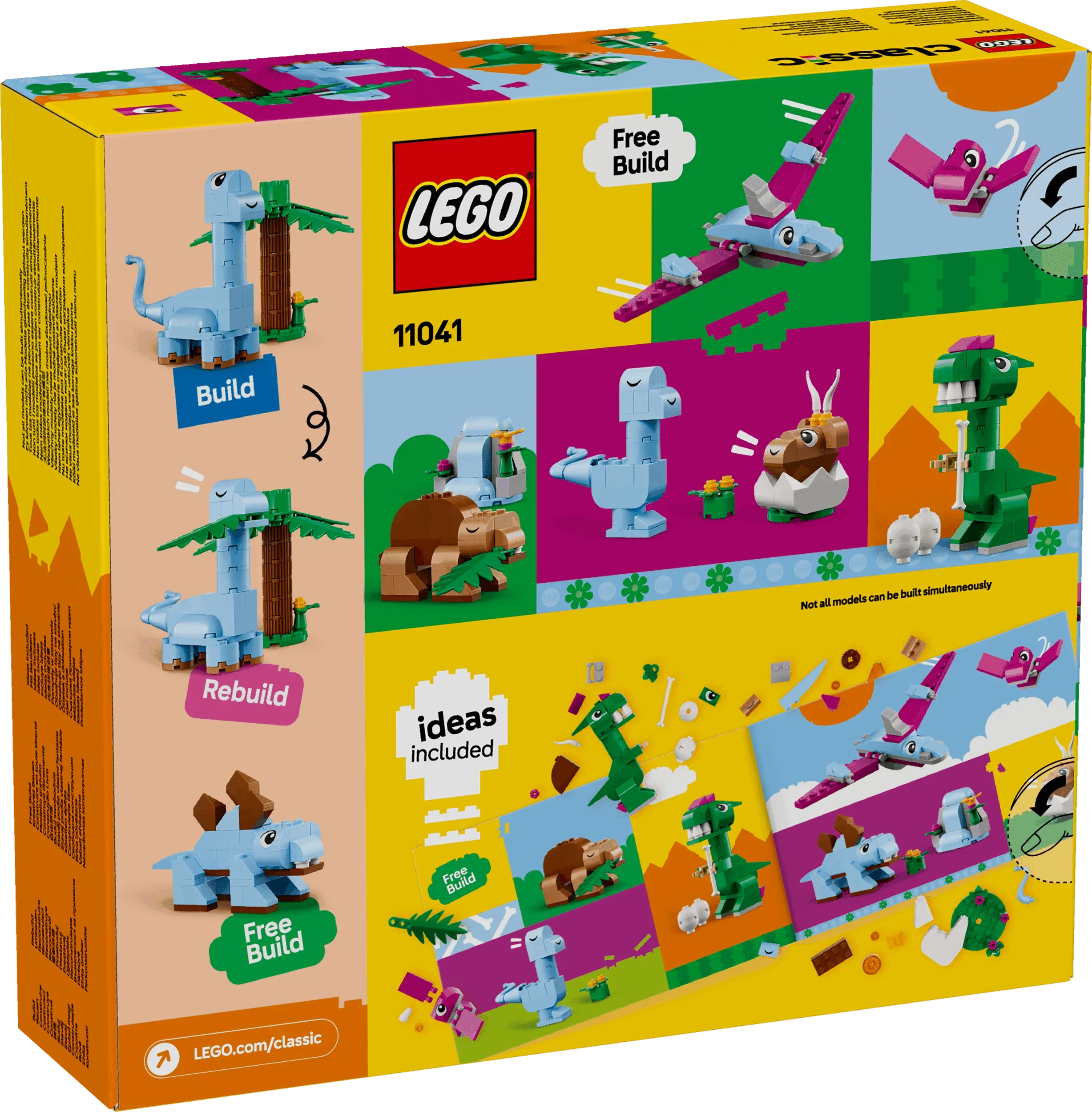 Curious Minds Toys & Games > Toys > Construction Toys > Interlocking Blocks > LEGO > LEGO Classic Lego Classic 11041 Creative Dinosaurs Toy Playset for Ages 5 and Up
