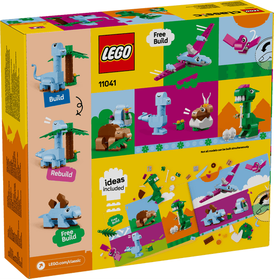 Curious Minds Toys & Games > Toys > Construction Toys > Interlocking Blocks > LEGO > LEGO Classic Lego Classic 11041 Creative Dinosaurs Toy Playset for Ages 5 and Up