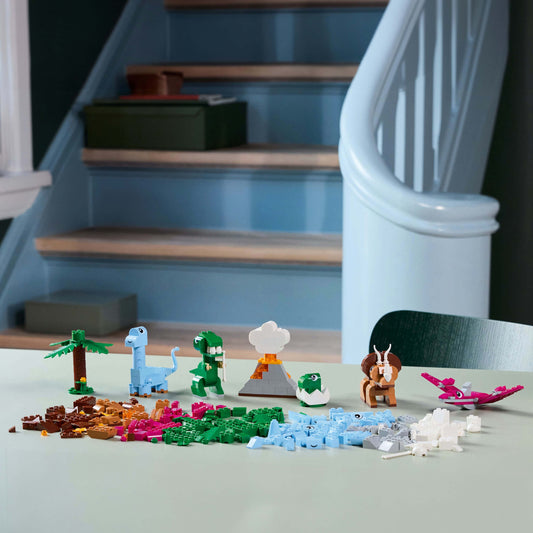 Curious Minds Toys & Games > Toys > Construction Toys > Interlocking Blocks > LEGO > LEGO Classic Lego Classic 11041 Creative Dinosaurs Toy Playset for Ages 5 and Up