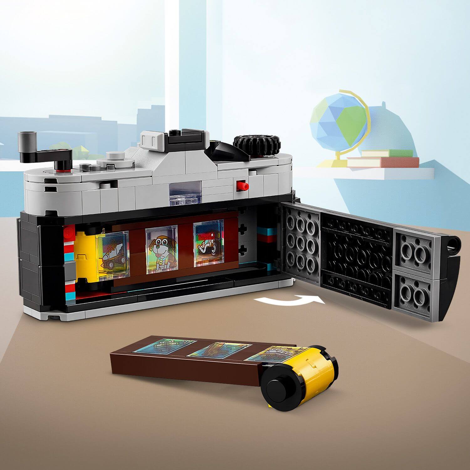 Curious Minds Toys & Games > Toys > Construction Toys > Interlocking Blocks > LEGO > LEGO Creator Lego Creator 3 in 1 31147 Retro Camera Buildable Toy for Ages 8 and Up