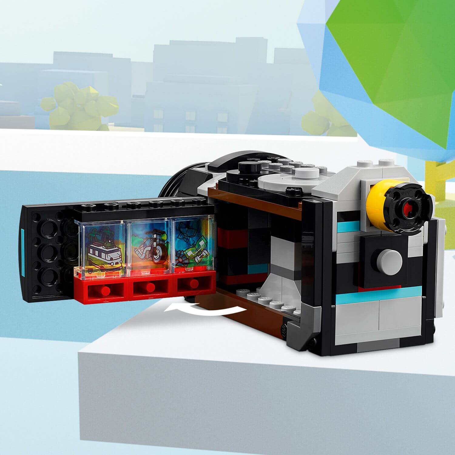 Curious Minds Toys & Games > Toys > Construction Toys > Interlocking Blocks > LEGO > LEGO Creator Lego Creator 3 in 1 31147 Retro Camera Buildable Toy for Ages 8 and Up