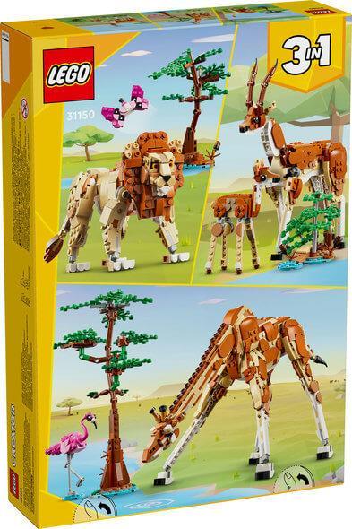 Curious Minds Toys & Games > Toys > Construction Toys > Interlocking Blocks > LEGO > LEGO Creator Lego Creator 3 in 1 31150 Wild Safari Animals Playset for Ages 9 & Up