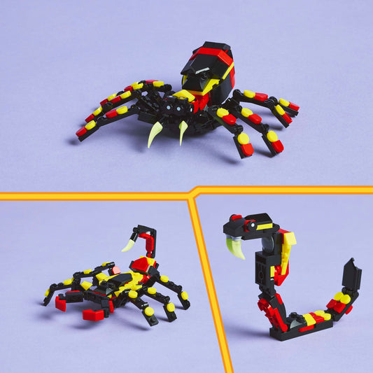 Curious Minds Toys & Games > Toys > Construction Toys > Interlocking Blocks > LEGO > LEGO Creator Lego Creator 3 in 1 31159 Wild Animals: Surprising Spider for Ages 7+