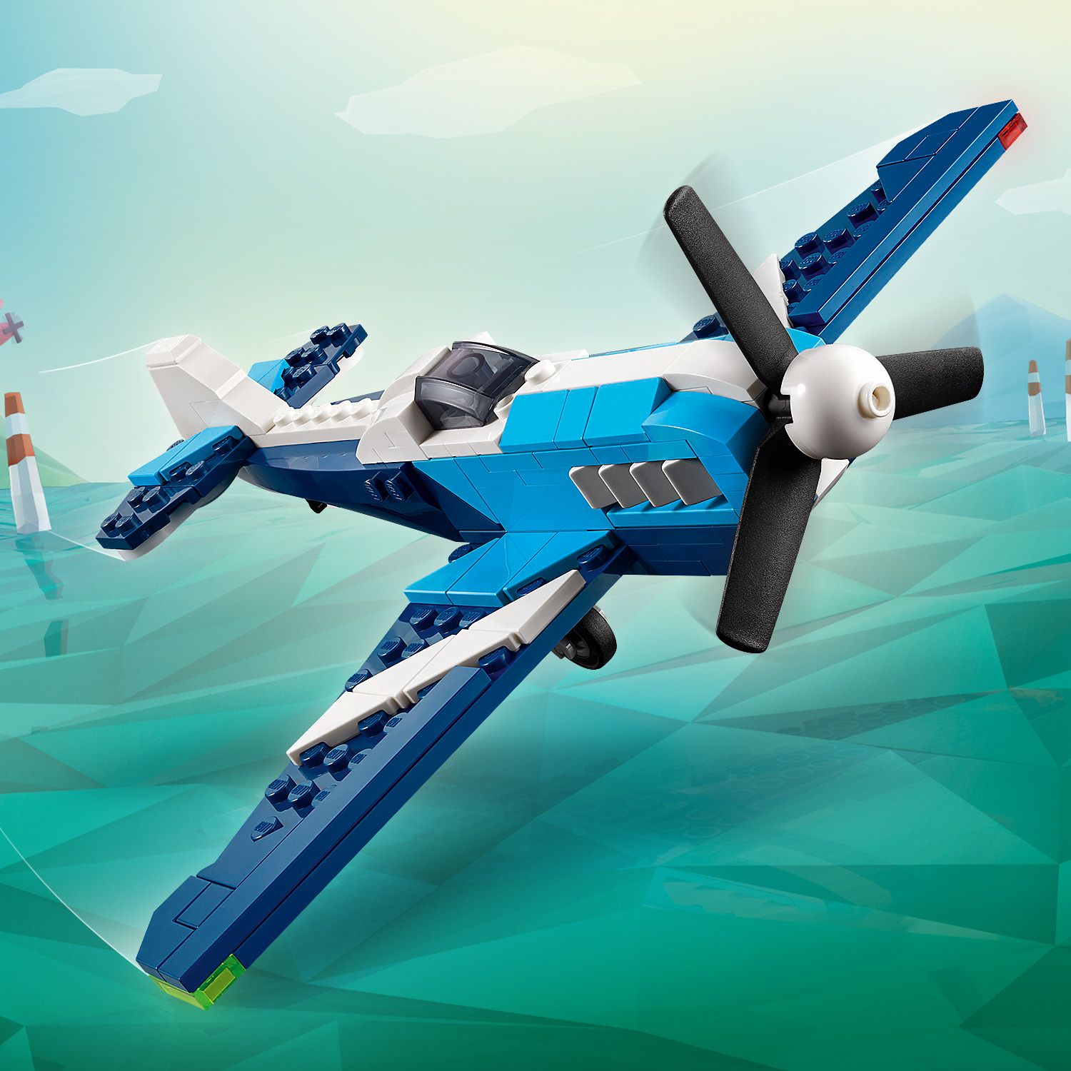 Curious Minds Toys & Games > Toys > Construction Toys > Interlocking Blocks > LEGO > LEGO Creator Lego Creator 3 in 1 31160 Aircraft: Race Plane Playset for Ages 7 & Up