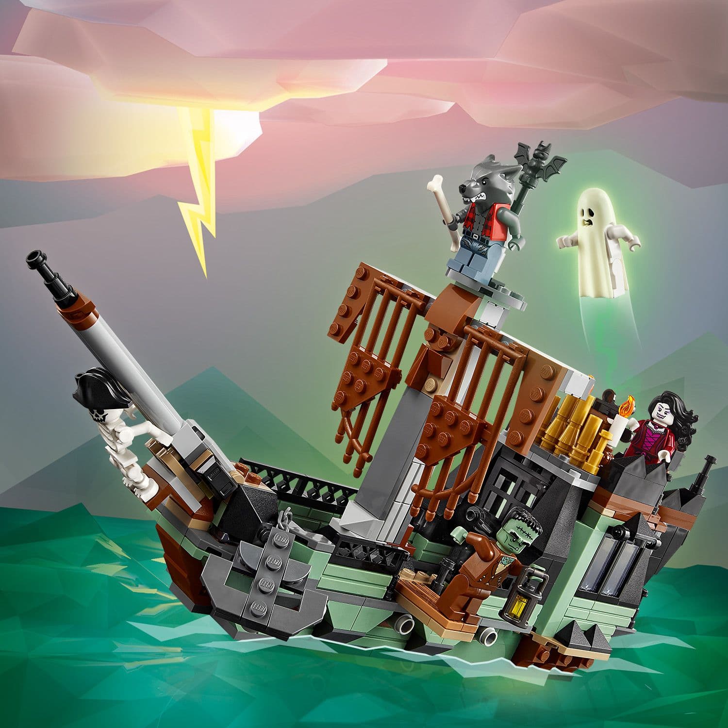 Curious Minds Toys & Games > Toys > Construction Toys > Interlocking Blocks > LEGO > LEGO Creator Lego Creator 3 in 1 31167 Haunted Mansion Rebuildable Set for Ages 9+