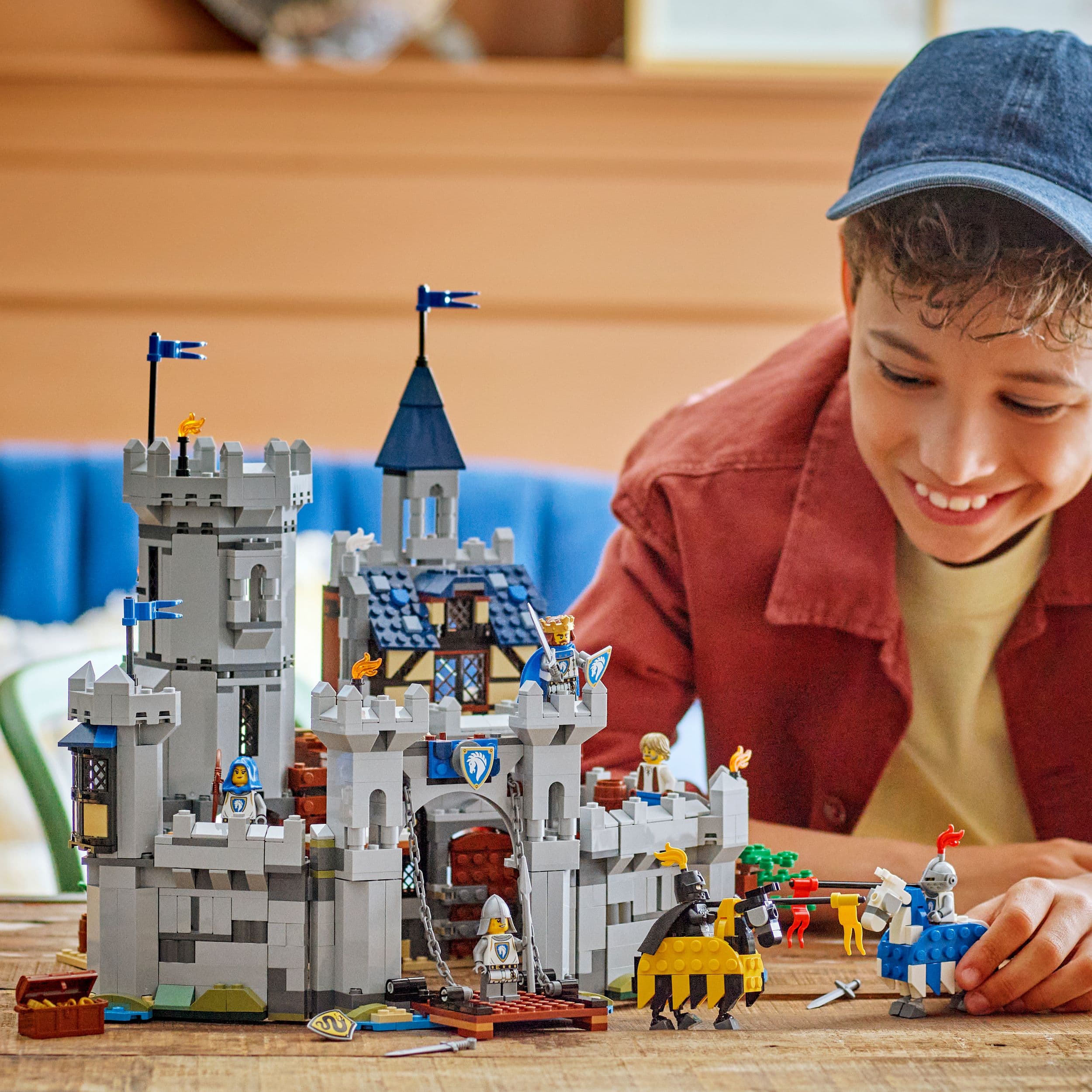 Curious Minds Toys & Games > Toys > Construction Toys > Interlocking Blocks > LEGO > LEGO Creator Lego Creator 3 in 1 31168 Medieval Horse Knight Castle for Ages 9 & Up