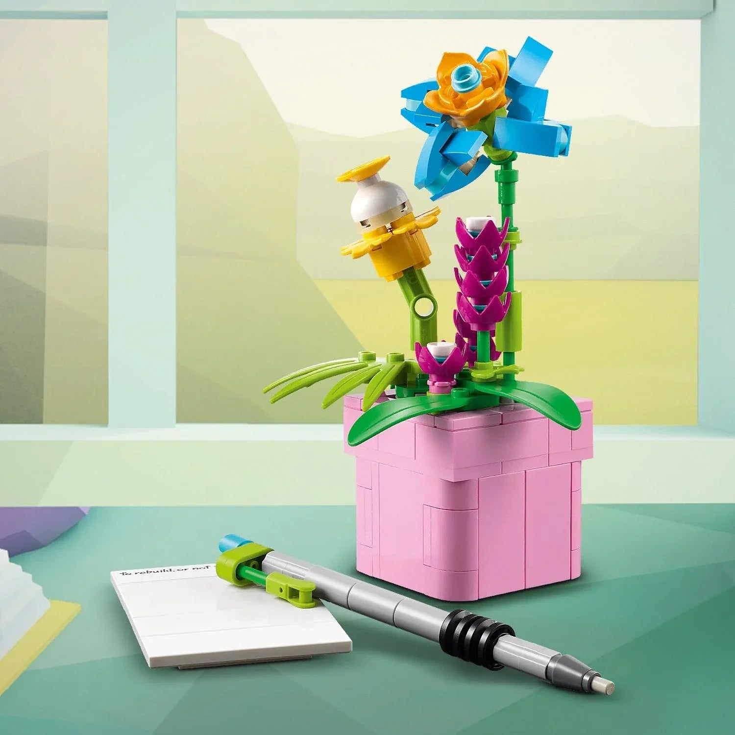 Curious Minds Toys & Games > Toys > Construction Toys > Interlocking Blocks > LEGO > LEGO Creator Lego Creator 3 in 1 31169 Typewriter with Flowers for Ages 8 and Up