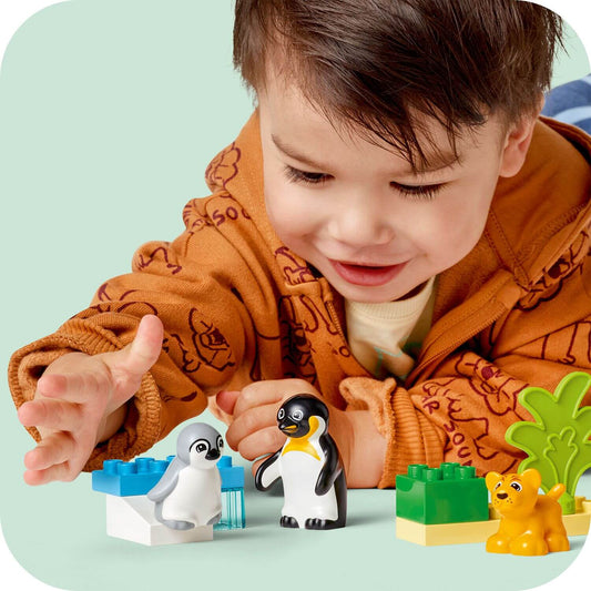 Curious Minds Toys & Games > Toys > Construction Toys > Interlocking Blocks > LEGO > LEGO Duplo Lego Duplo 10442 Wild Animal Families: Penguins & Lions for Age 2 & Up
