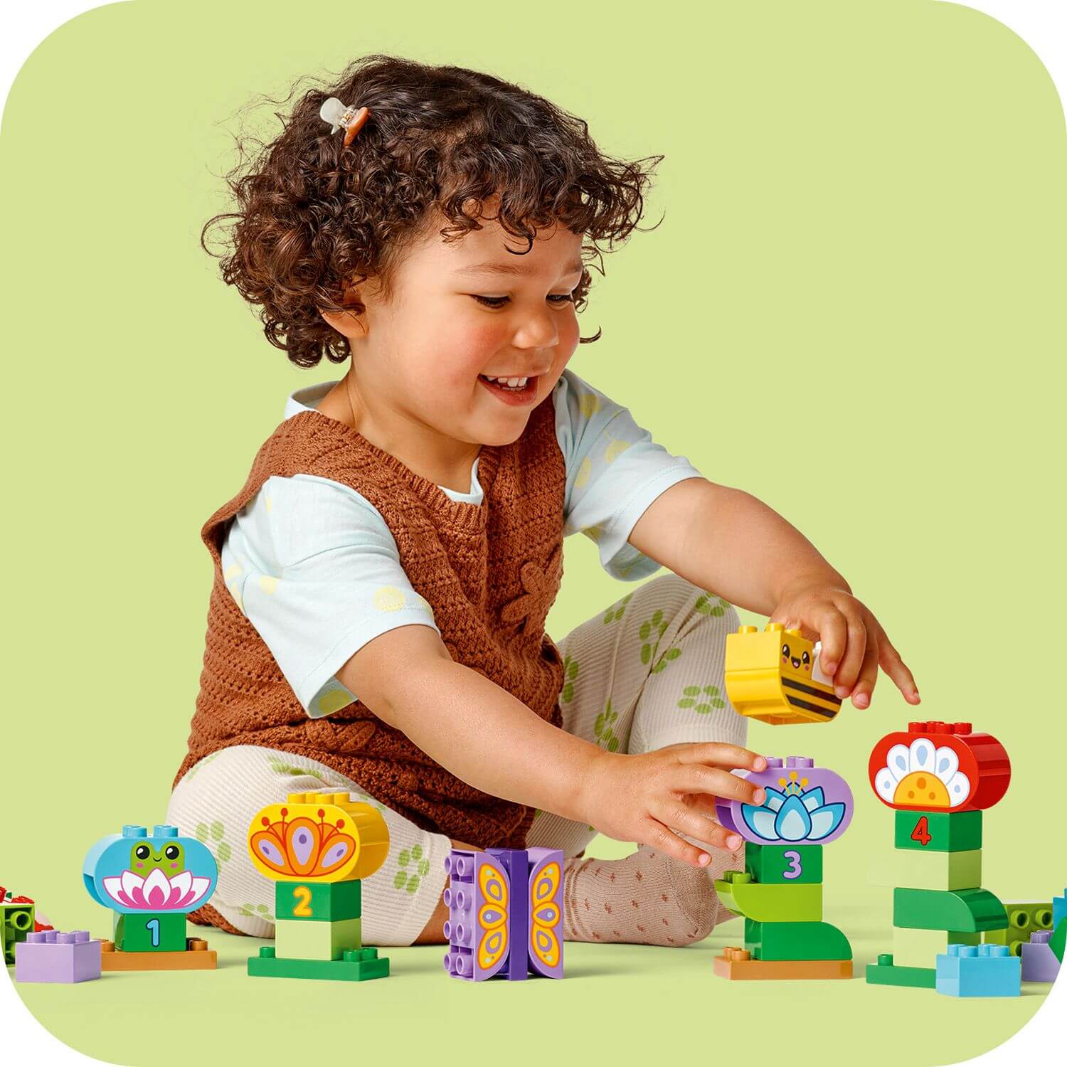 Curious Minds Toys & Games > Toys > Construction Toys > Interlocking Blocks > LEGO > LEGO Duplo Lego Duplo 10444 Creative Garden & Flowers for Toddlers Ages 2 and Up