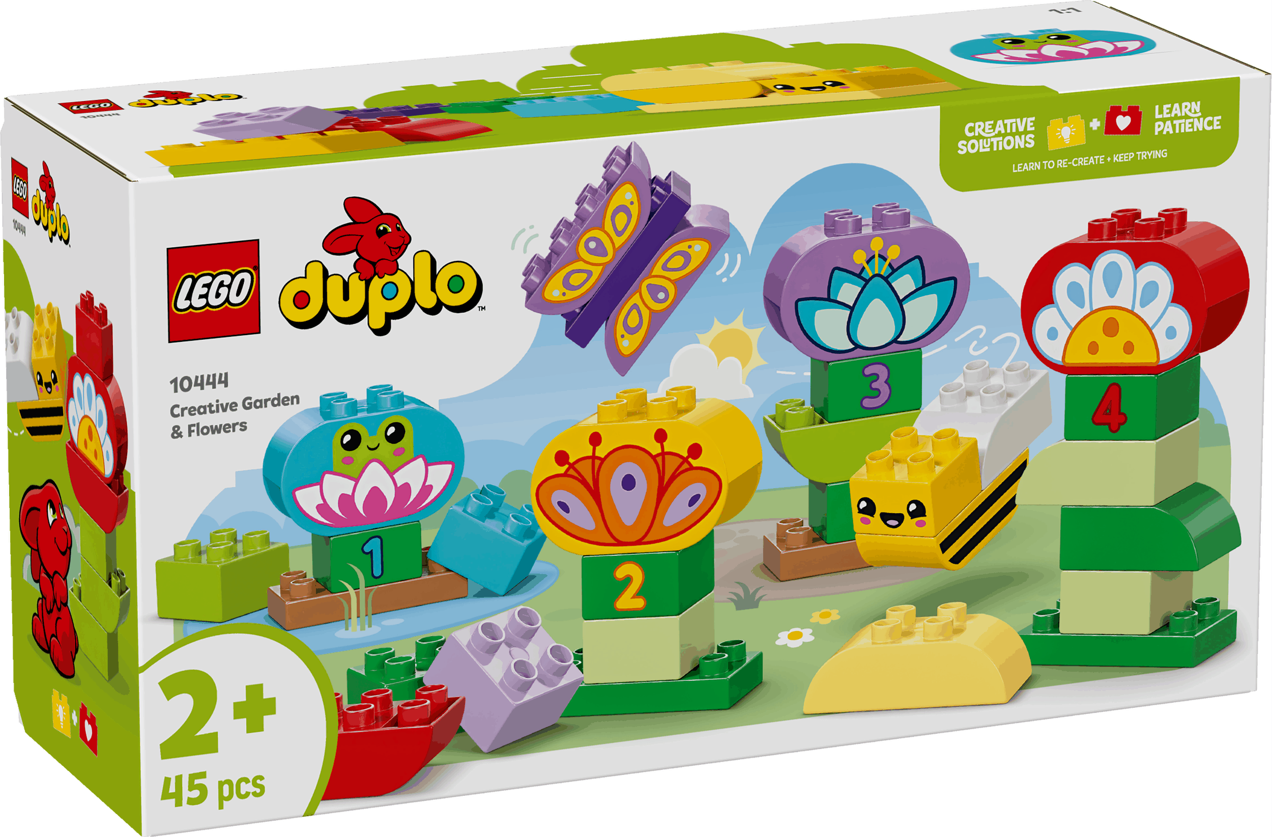 Curious Minds Toys & Games > Toys > Construction Toys > Interlocking Blocks > LEGO > LEGO Duplo Lego Duplo 10444 Creative Garden & Flowers for Toddlers Ages 2 and Up