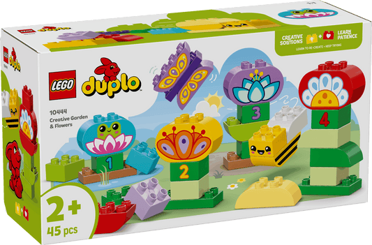 Curious Minds Toys & Games > Toys > Construction Toys > Interlocking Blocks > LEGO > LEGO Duplo Lego Duplo 10444 Creative Garden & Flowers for Toddlers Ages 2 and Up