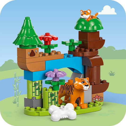 Curious Minds Toys & Games > Toys > Construction Toys > Interlocking Blocks > LEGO > LEGO Duplo Lego Duplo 10446 3 in 1 Wild Animal Families for Toddlers Ages 2 & Up