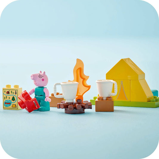 Curious Minds Toys & Games > Toys > Construction Toys > Interlocking Blocks > LEGO > LEGO Duplo Lego Duplo 10452 Peppa Pig Camping Trip Toy for Toddlers Ages 2 and Up