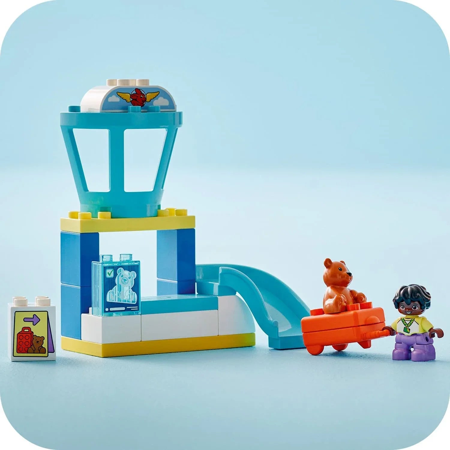 Curious Minds Toys & Games > Toys > Construction Toys > Interlocking Blocks > LEGO > LEGO Duplo Lego Duplo Town 10443 First Time at the Airport Set for Ages 2 and Up