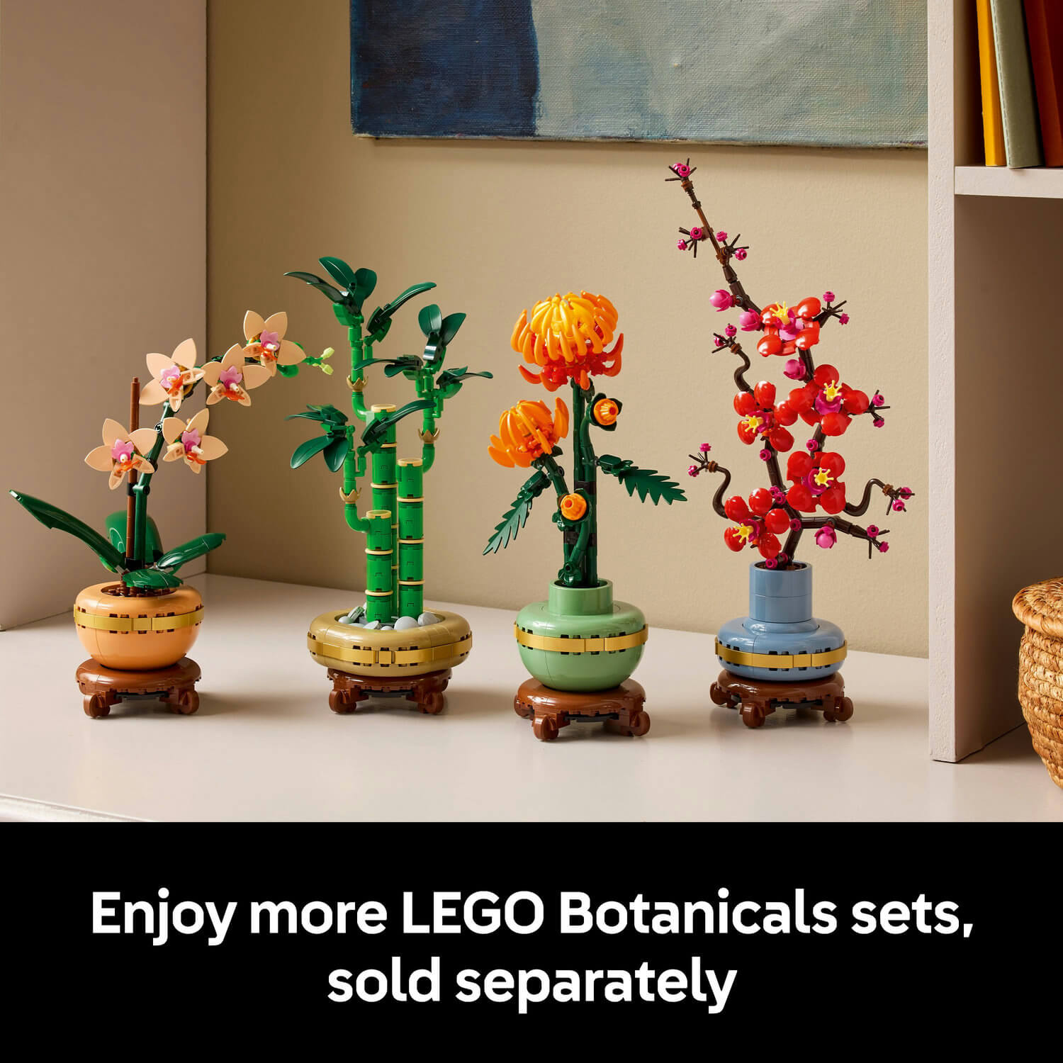 Curious Minds Toys & Games > Toys > Construction Toys > Interlocking Blocks > LEGO > LEGO Flowers Lego Botanicals 10344 Lucky Bamboo Building Set for Adults Age 18 & Up