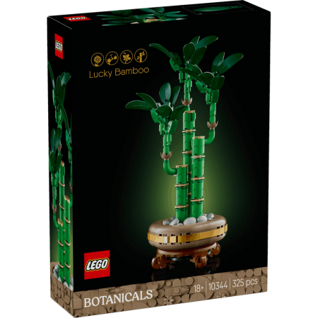 Curious Minds Toys & Games > Toys > Construction Toys > Interlocking Blocks > LEGO > LEGO Flowers Lego Botanicals 10344 Lucky Bamboo Building Set for Adults Age 18 & Up