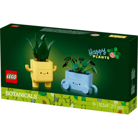 Curious Minds Toys & Games > Toys > Construction Toys > Interlocking Blocks > LEGO > LEGO Flowers Lego Botanicals 10349 Happy Plants Toy Building Kit for Ages 9 and Up