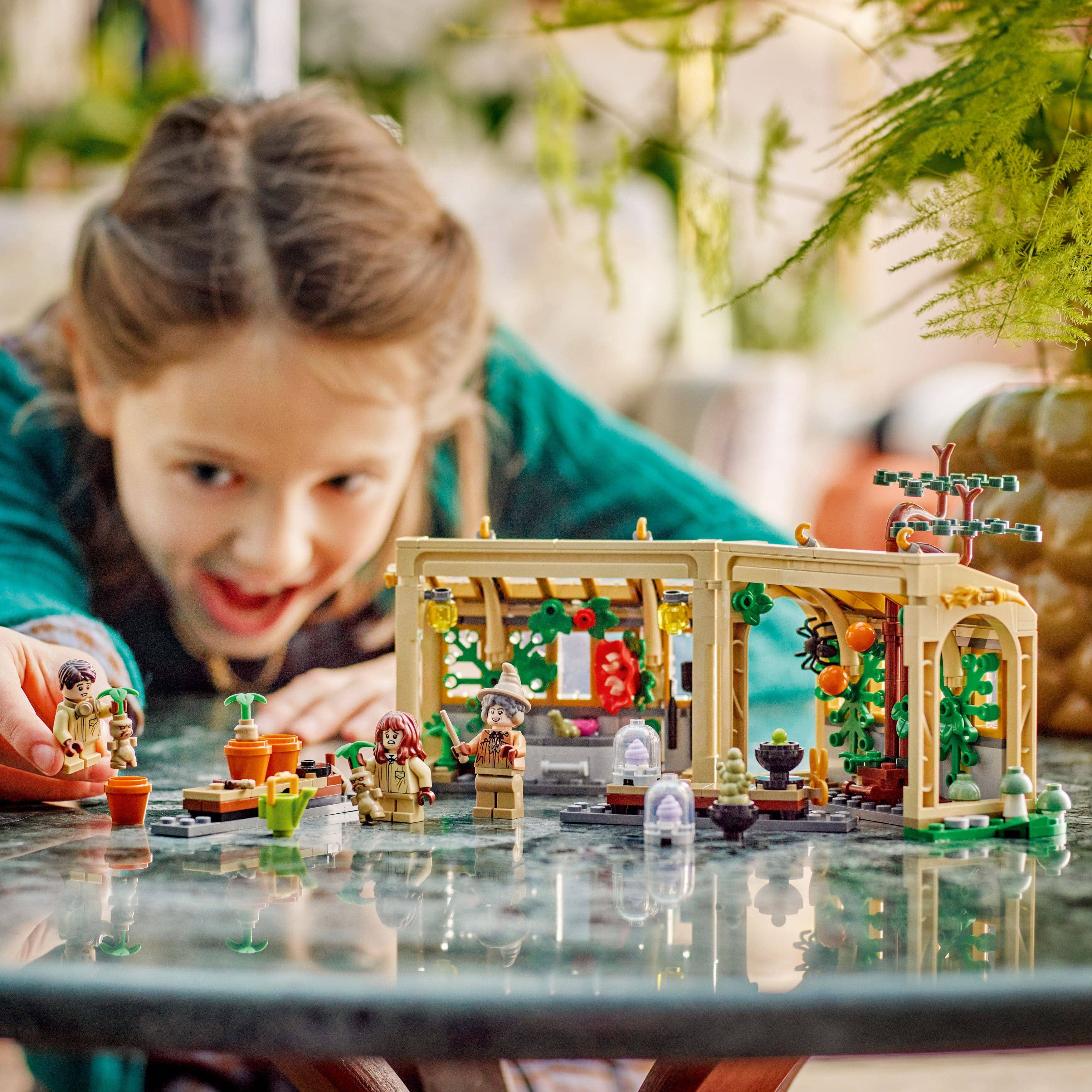 Curious Minds Toys & Games > Toys > Construction Toys > Interlocking Blocks > LEGO > LEGO Harry Potter Lego Harry Potter 76445 Hogwarts Castle: Herbology Class for Ages 8+