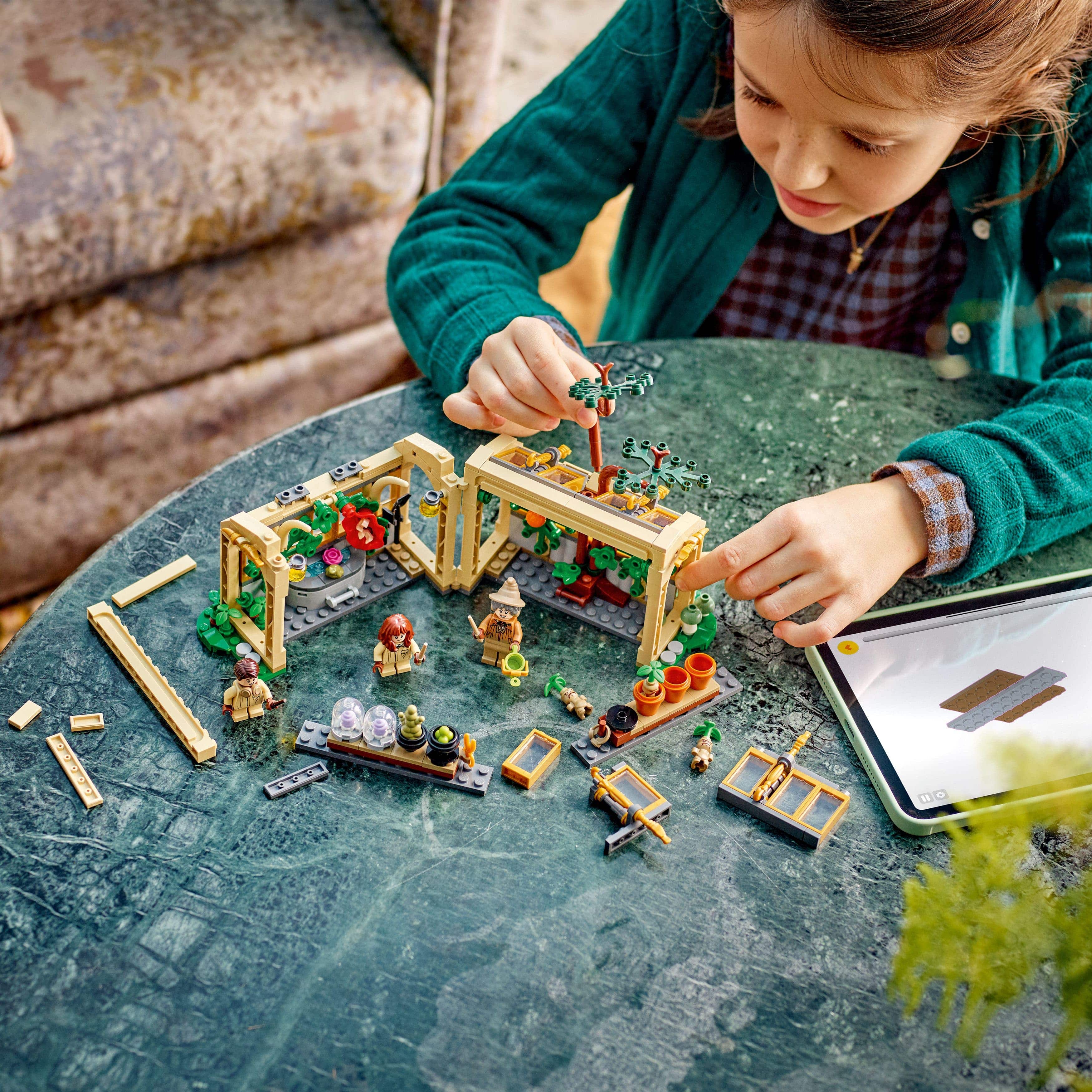 Curious Minds Toys & Games > Toys > Construction Toys > Interlocking Blocks > LEGO > LEGO Harry Potter Lego Harry Potter 76445 Hogwarts Castle: Herbology Class for Ages 8+