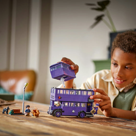 Curious Minds Toys & Games > Toys > Construction Toys > Interlocking Blocks > LEGO > LEGO Harry Potter Lego Harry Potter 76446 Knight Bus Adventure Playset for Ages 8 and Up