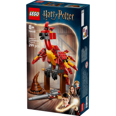 Curious Minds Toys & Games > Toys > Construction Toys > Interlocking Blocks > LEGO > LEGO Harry Potter Lego Harry Potter 76448 Fawkes: Dumbledore's Phoenix for Ages 8 and Up