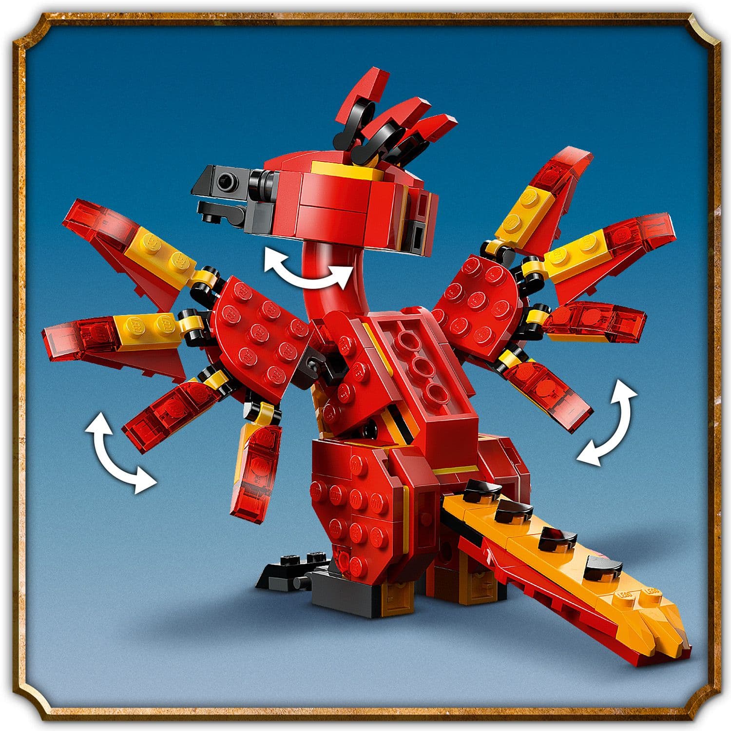 Curious Minds Toys & Games > Toys > Construction Toys > Interlocking Blocks > LEGO > LEGO Harry Potter Lego Harry Potter 76448 Fawkes: Dumbledore's Phoenix for Ages 8 and Up