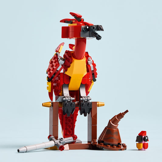 Curious Minds Toys & Games > Toys > Construction Toys > Interlocking Blocks > LEGO > LEGO Harry Potter Lego Harry Potter 76448 Fawkes: Dumbledore's Phoenix for Ages 8 and Up