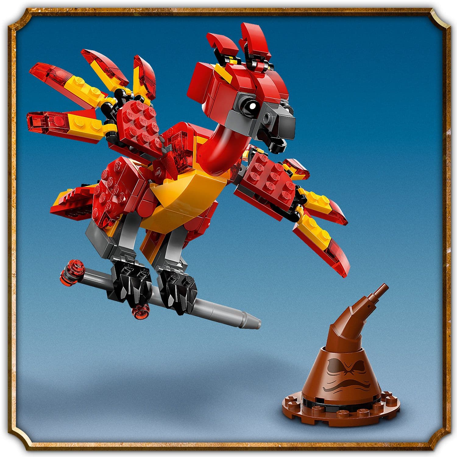Curious Minds Toys & Games > Toys > Construction Toys > Interlocking Blocks > LEGO > LEGO Harry Potter Lego Harry Potter 76448 Fawkes: Dumbledore's Phoenix for Ages 8 and Up