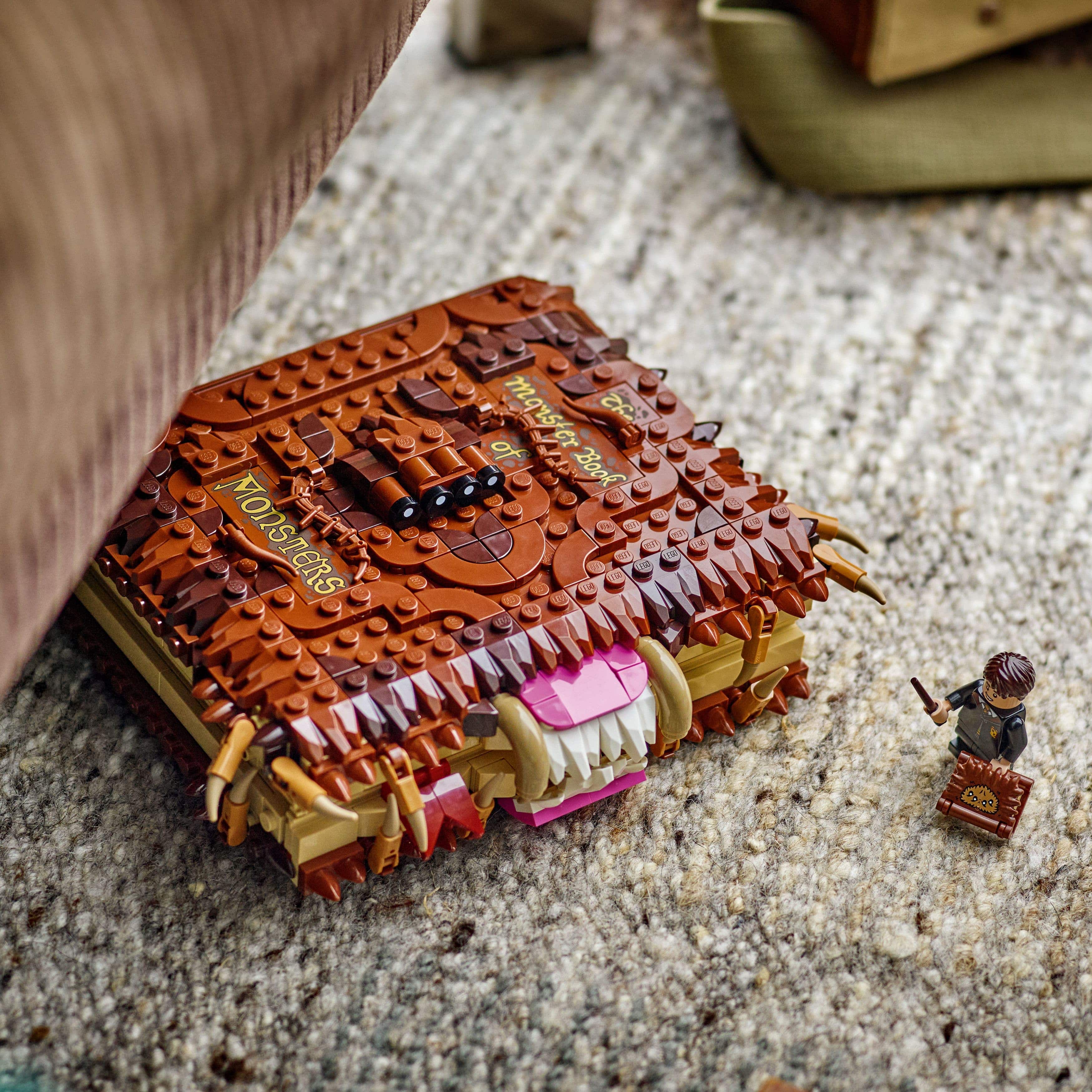 Curious Minds Toys & Games > Toys > Construction Toys > Interlocking Blocks > LEGO > LEGO Harry Potter Lego Harry Potter 76449 Chomping Monster Book of Monsters for Ages 9+