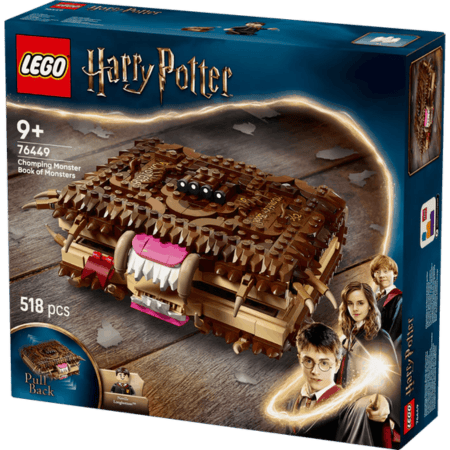 Curious Minds Toys & Games > Toys > Construction Toys > Interlocking Blocks > LEGO > LEGO Harry Potter Lego Harry Potter 76449 Chomping Monster Book of Monsters for Ages 9+