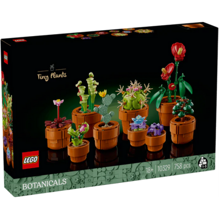 Curious Minds Toys & Games > Toys > Construction Toys > Interlocking Blocks > LEGO > LEGO Icons Lego Botanicals 10329 Tiny Plants Building Set for Adults Ages 18 & Up