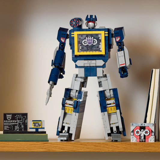 Curious Minds Toys & Games > Toys > Construction Toys > Interlocking Blocks > LEGO > LEGO Icons Lego Icons 10358 Transformers: Soundwave for Collectors Aged 18 and Up