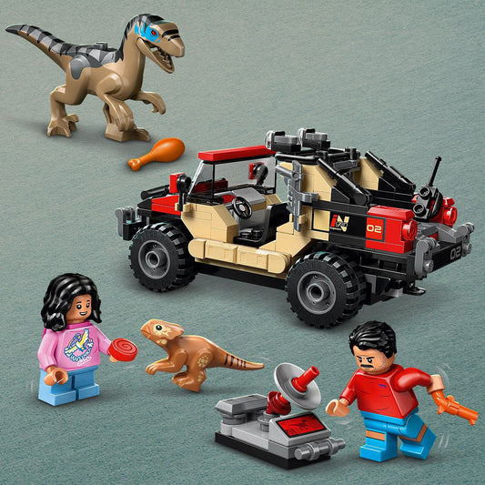 Curious Minds Toys & Games > Toys > Construction Toys > Interlocking Blocks > LEGO > LEGO Jurassic Park Lego Jurassic World 76972 Raptor Off-Road Escape for Ages 6 and Up