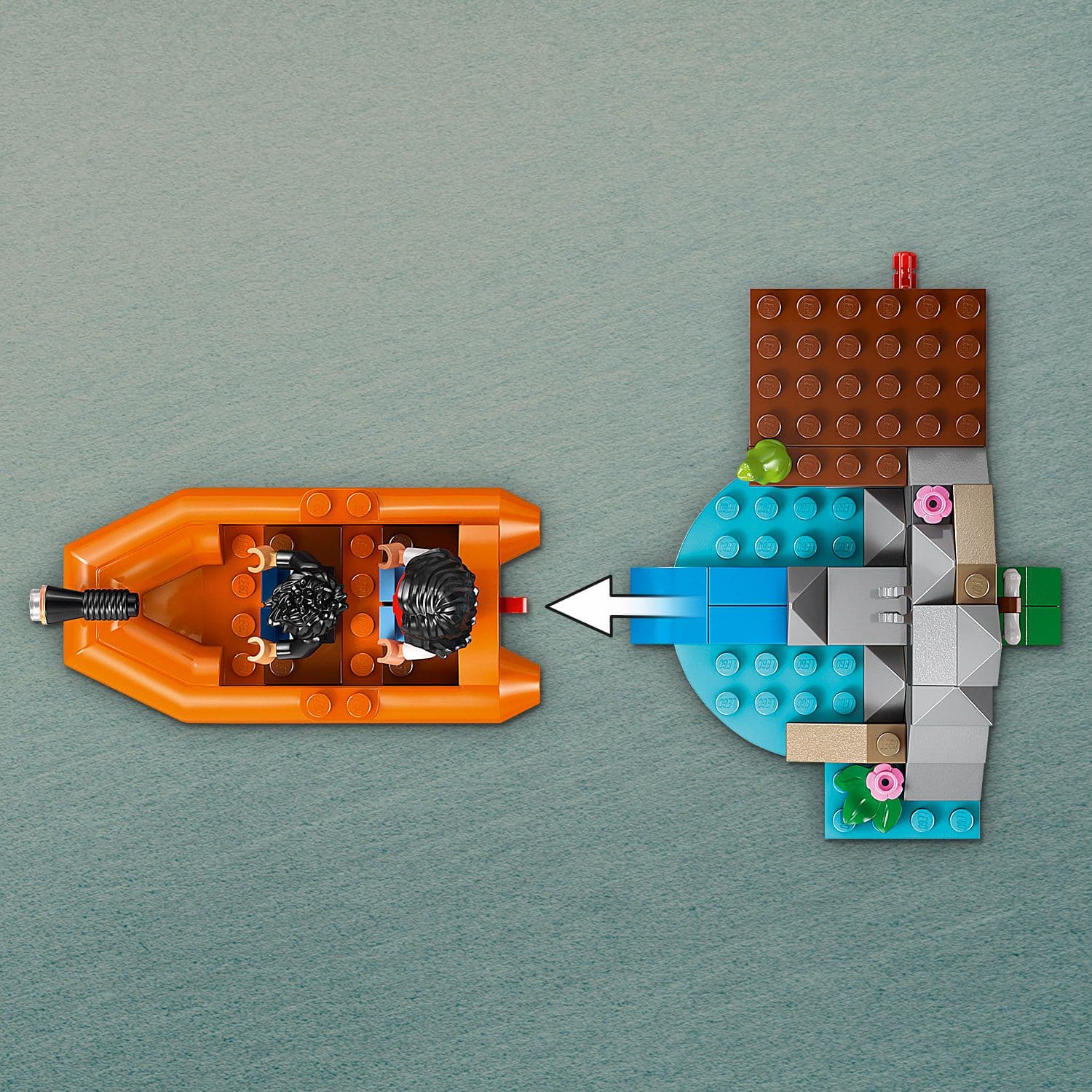 Curious Minds Toys & Games > Toys > Construction Toys > Interlocking Blocks > LEGO > LEGO Jurassic Park Lego Jurassic World 76975 T. rex River Escape Playset for Age 5 and Up