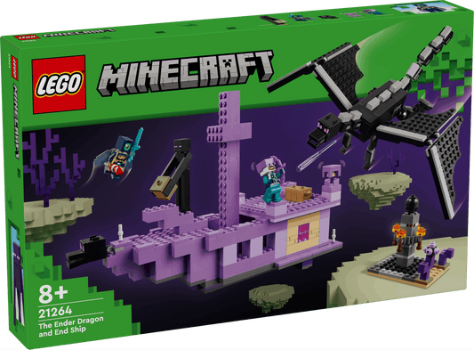 Curious Minds Toys & Games > Toys > Construction Toys > Interlocking Blocks > LEGO > LEGO Minecraft Lego Minecraft 21264 The Ender Dragon and End Ship for Ages 8 and Up