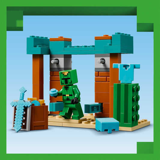 Curious Minds Toys & Games > Toys > Construction Toys > Interlocking Blocks > LEGO > LEGO Minecraft Lego Minecraft 21267 The Illager Desert Patrol Playset for Ages 7 & Up