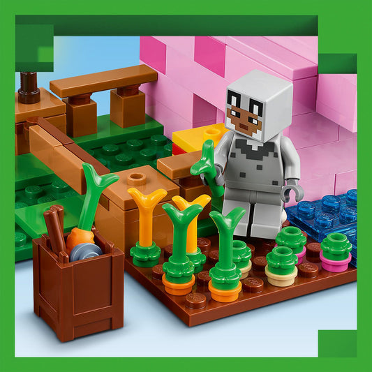 Curious Minds Toys & Games > Toys > Construction Toys > Interlocking Blocks > LEGO > LEGO Minecraft Lego Minecraft 21268 The Baby Pig House Toy Playset for Ages 7 and Up
