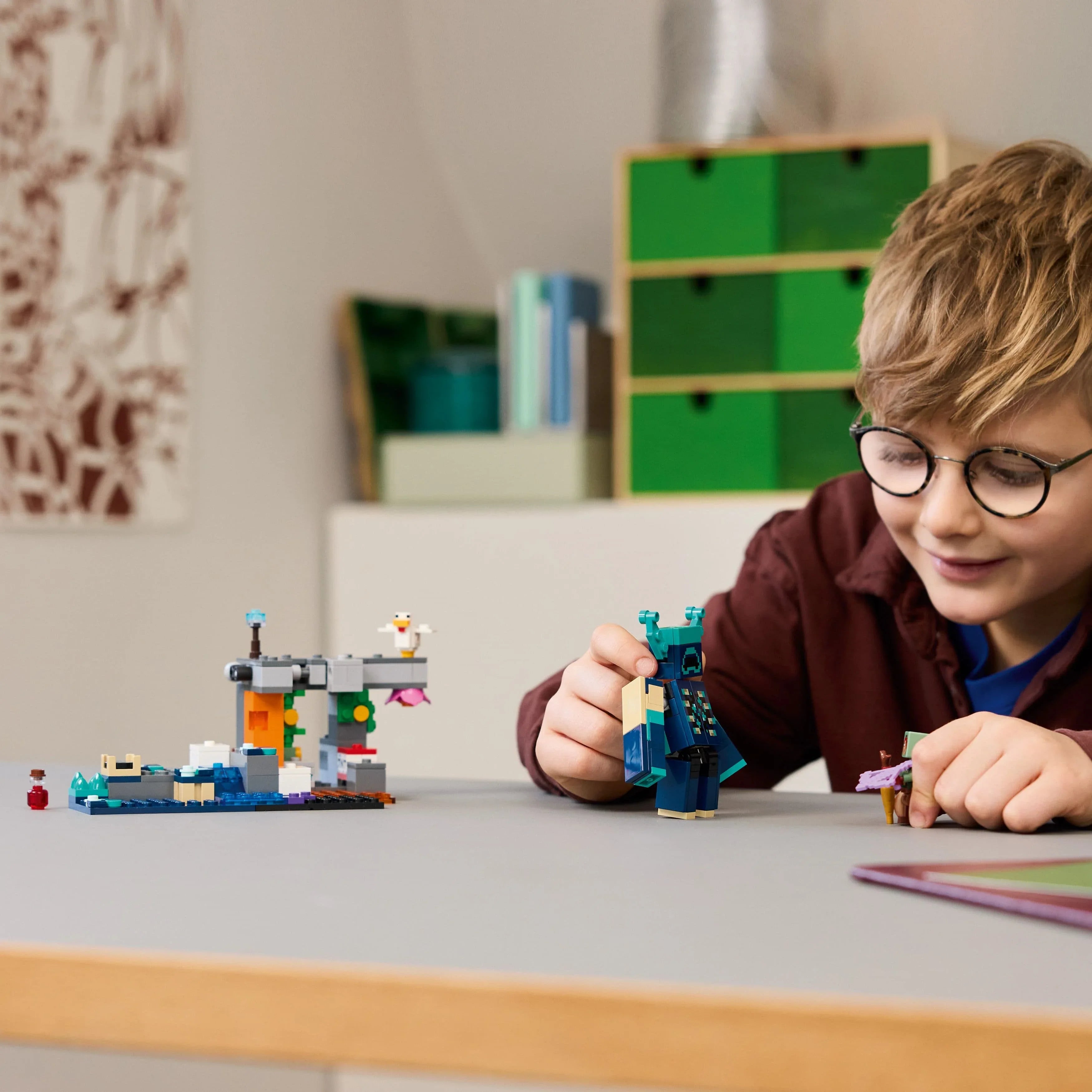 Curious Minds Toys & Games > Toys > Construction Toys > Interlocking Blocks > LEGO > LEGO Minecraft Lego Minecraft 21274 The Warden Encounter Playset for Ages 7 and Up