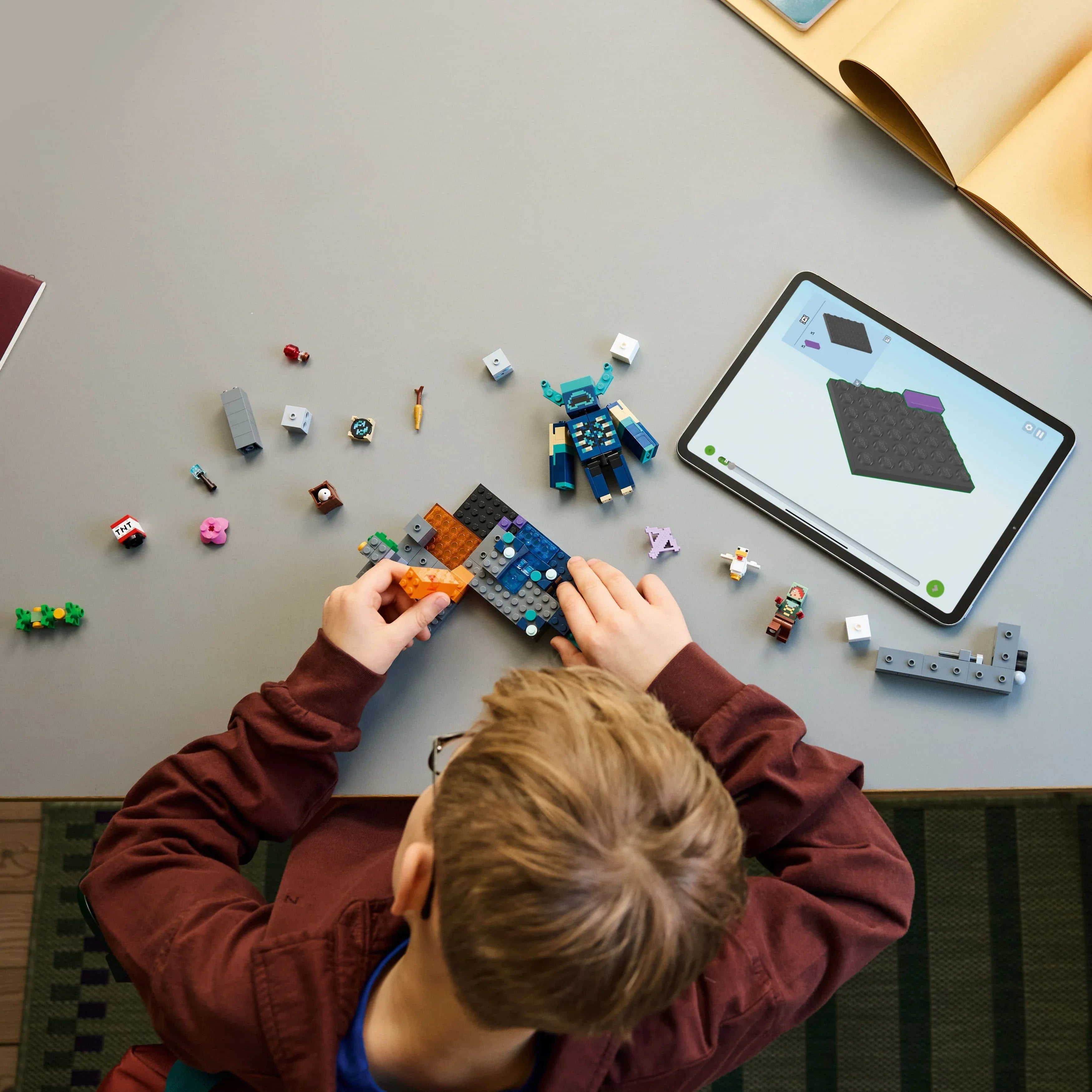 Curious Minds Toys & Games > Toys > Construction Toys > Interlocking Blocks > LEGO > LEGO Minecraft Lego Minecraft 21274 The Warden Encounter Playset for Ages 7 and Up
